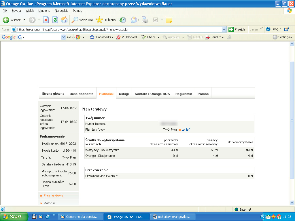 Telefon pod kontrolą