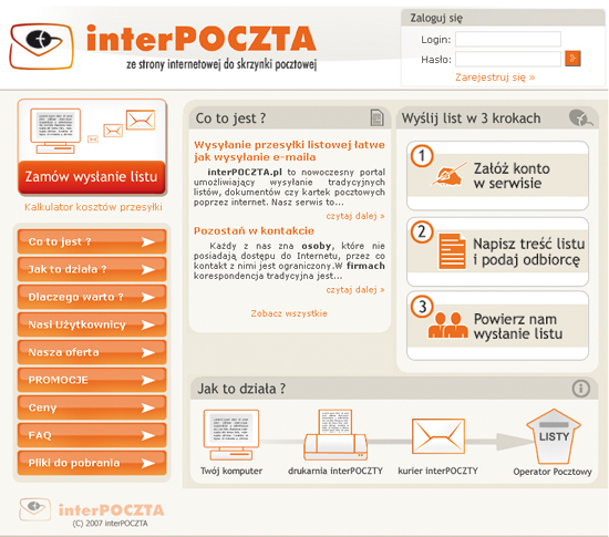 Z internetu do zwykłej skrzynki na listy