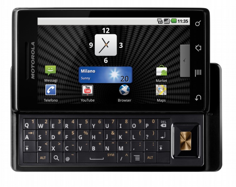 Motorola MILESTONE – pierwszy w Europie telefon z systemem Android 2.0