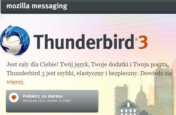 Najnowszy klient poczty – Thunderbird 3 już jest!