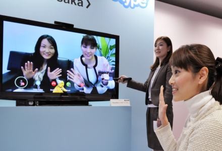 Skype w telewizorach Panasonic – CES 2010