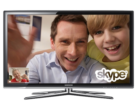 Telewizor z wbudowanym oprogramowaniem Skype