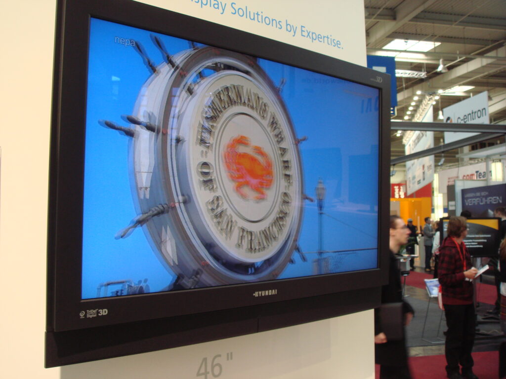 Cebit: Rozmazane ekrany? Nie, to 3D