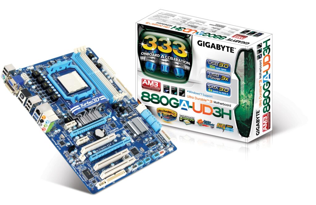 Płyta główna GIGABYTE GA-880GA-UD3H z chipsetem AMD 880G