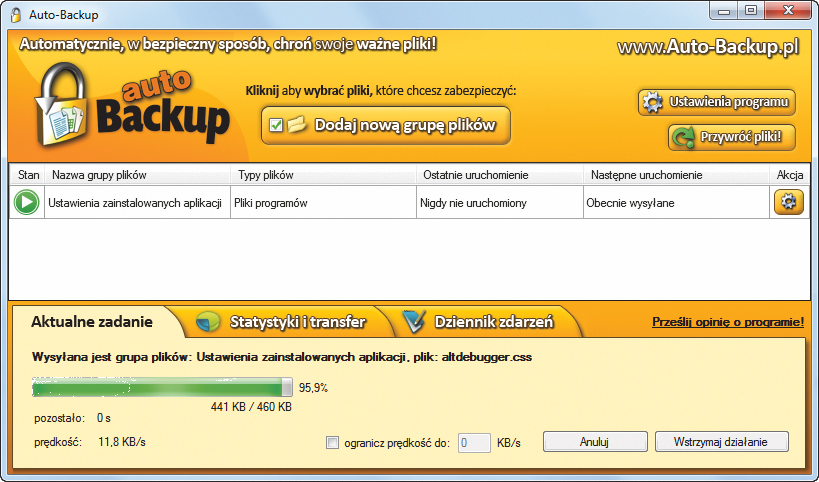 Ważne dane zapisz online