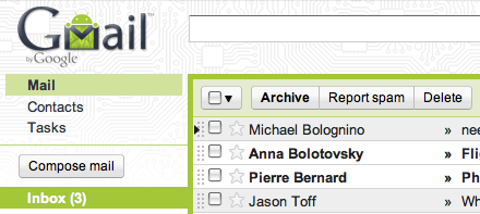 Nowe motywy w Gmailu