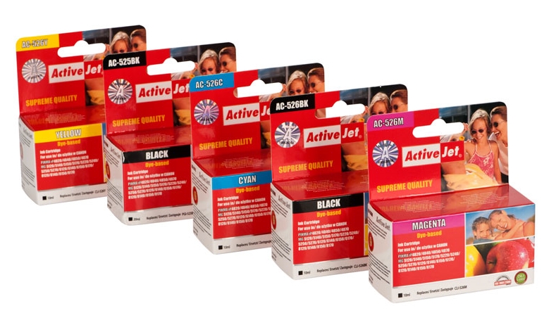 Tusze do drukarek Canona w ofercie ActiveJet