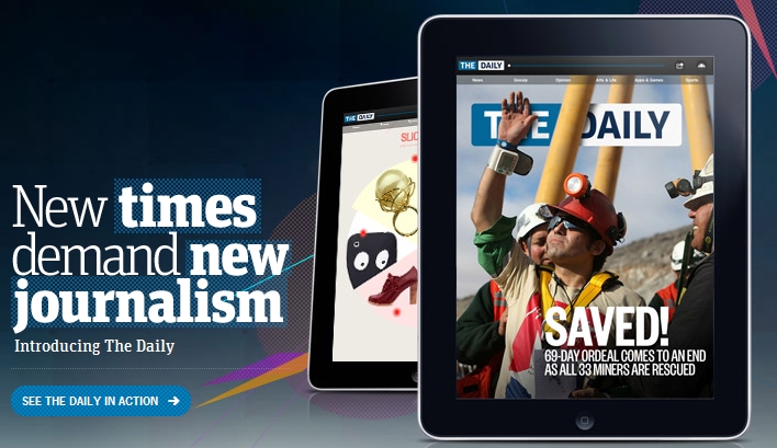 The Daily – gazeta przyszłości?