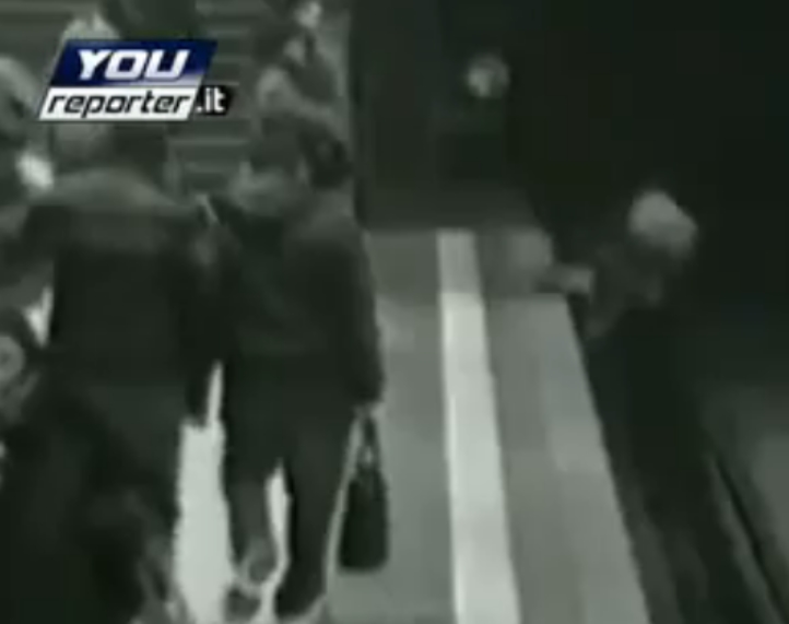 Grał w grę – spadł na tory