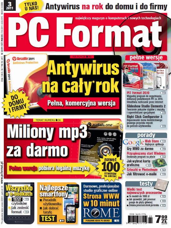 Antywirus na rok w marcowym numerze PC Formatu!