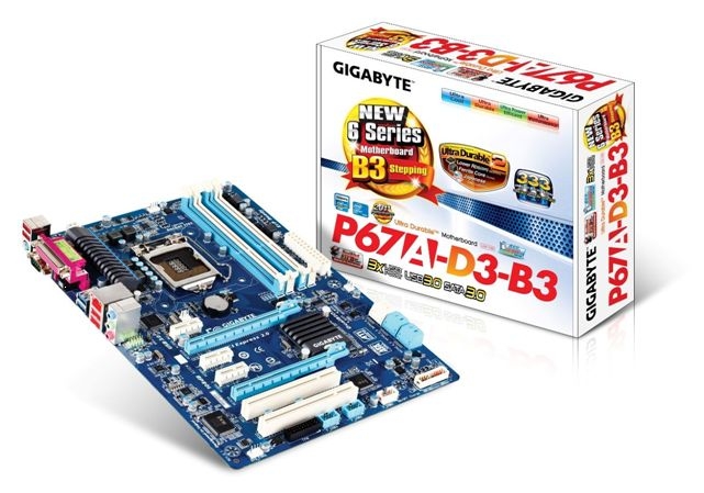 GA-P67A-D3-B3 – kolejna płyta do Sandy Bridge