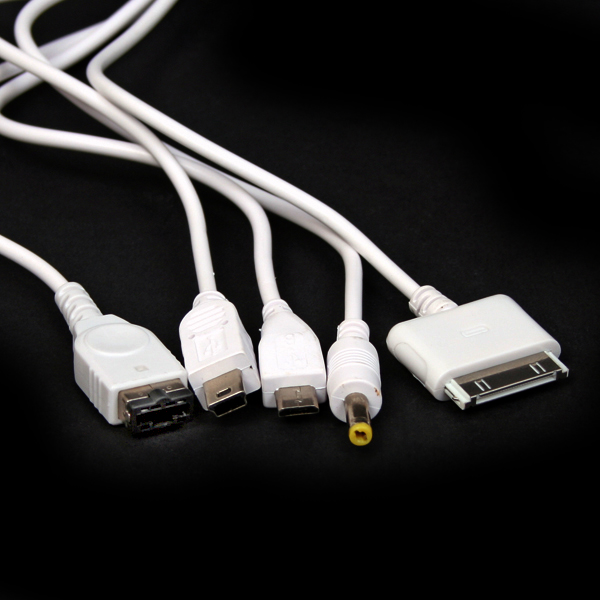 Kabelek z pięcioma końcówkami