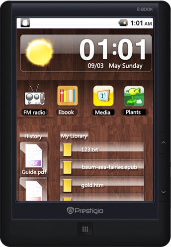 Prestigio PER3484B – nowy czytnik e-booków