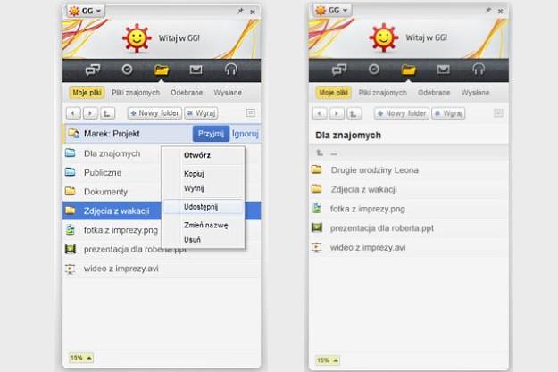 Wirtualny dysk – nowa usługa GG
