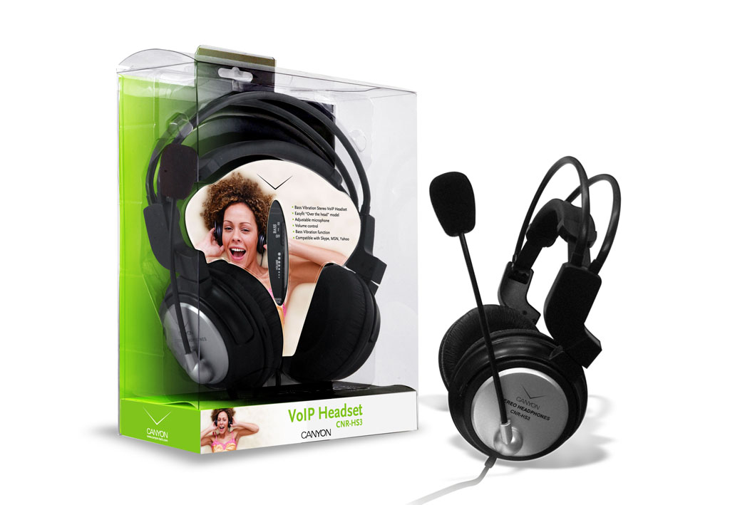 Słuchawki Canyon CNR-HS2, CNR-HS3 i CNR-HS7