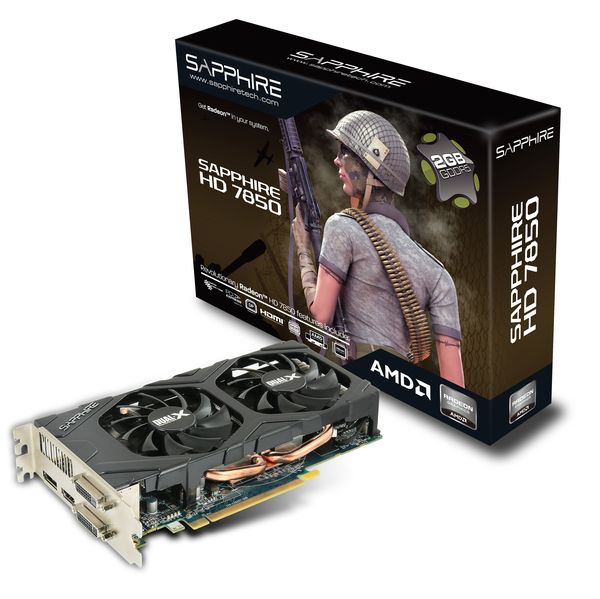 Sapphire Radeon HD 7850 w trzech nowych odsłonach