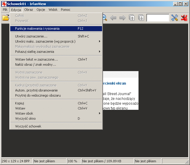 IrfanView – edytor zdjęć