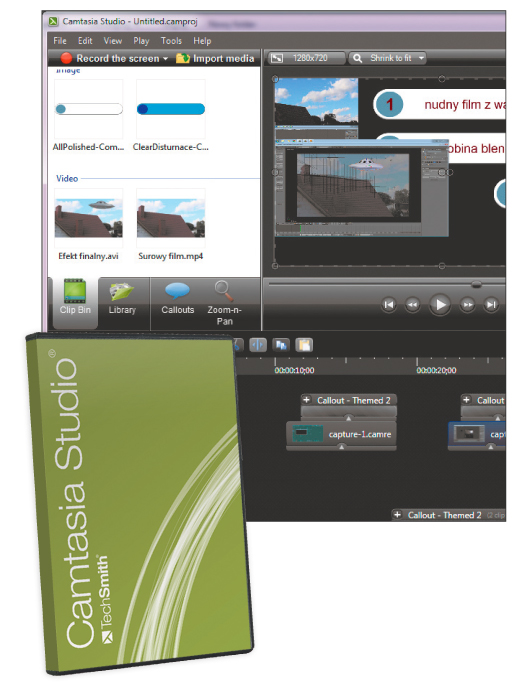 Test TechSmith Camtasia Studio 8.0 – przechwyć i zmontuj