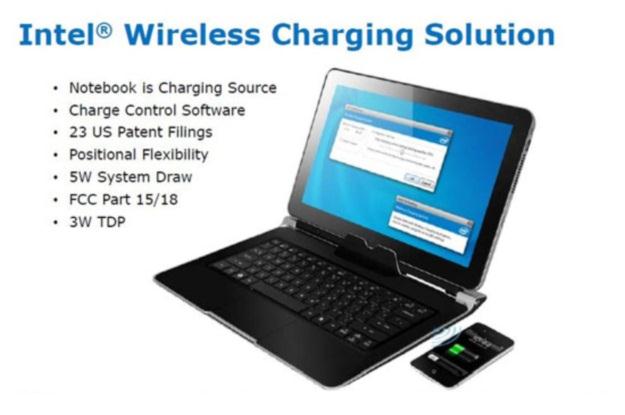 Smartfony ładowane przez ultrabooki – bezprzewodowo!