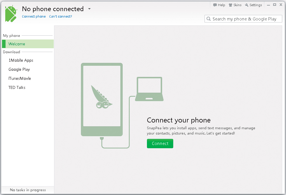 Android na ekranie peceta