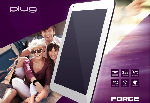 Plug FORCE – nowy tablet z ekranem Retina wkrótce w sklepach