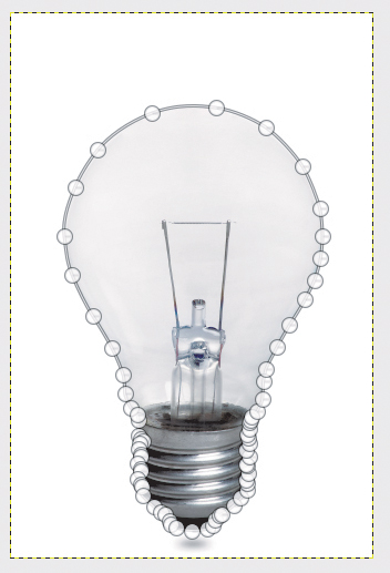 Świecąca żarówka