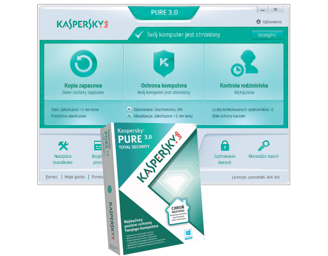 Test Kaspersky Pure 3.0 – czysta ochrona