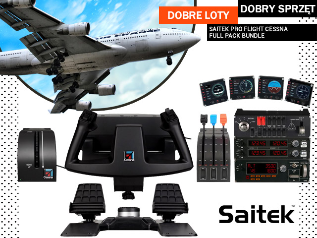 Saitek – zbuduj sobie kokpit samolotu