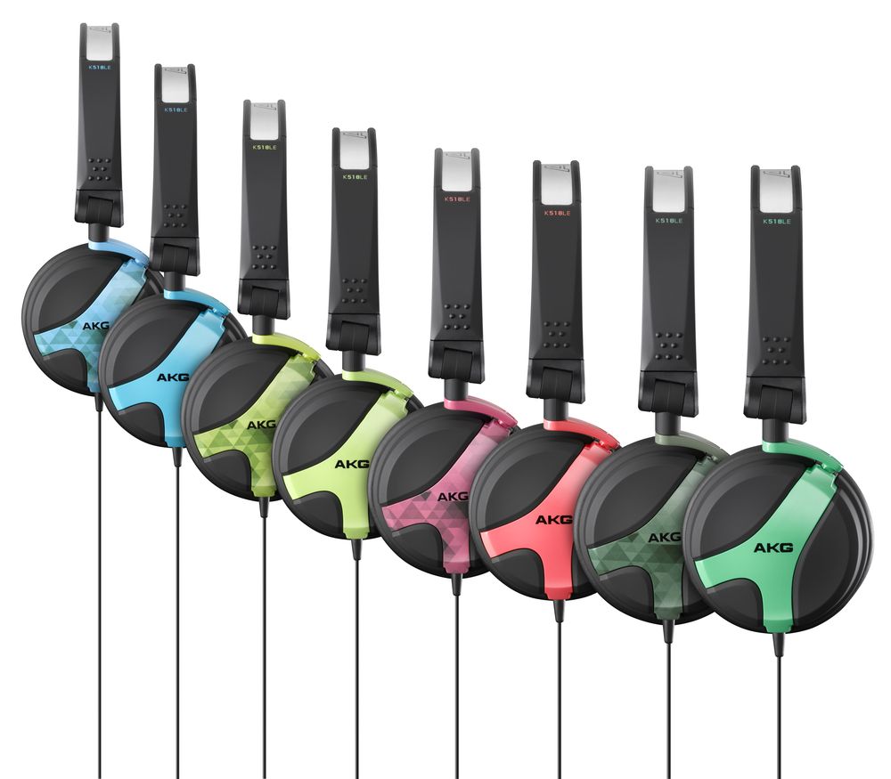 AKG  – słuchawki w kolorach tęczy