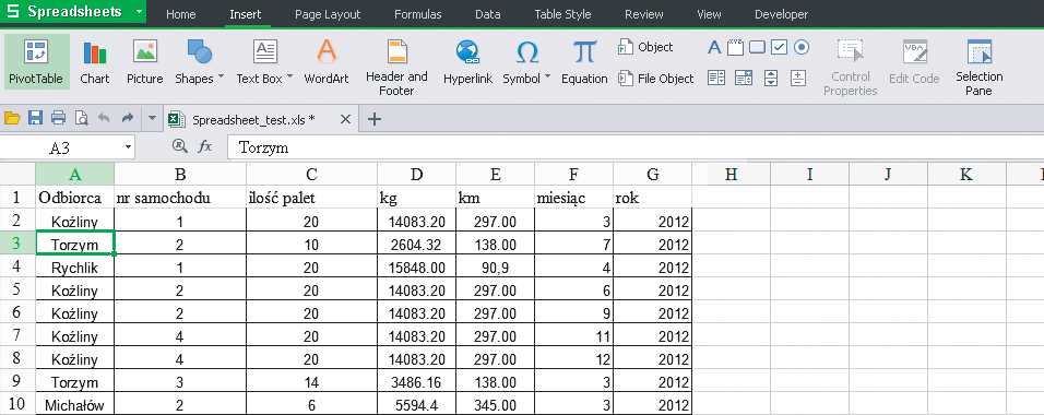 Kingston Office – zamiennik Excela