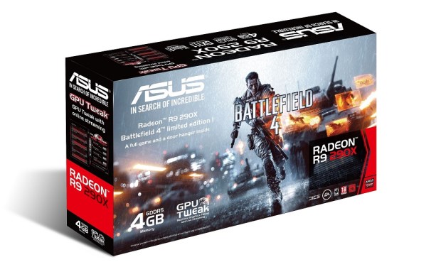 ASUS AMD Radeon R9 290X – w zestawie z Battlefield 4