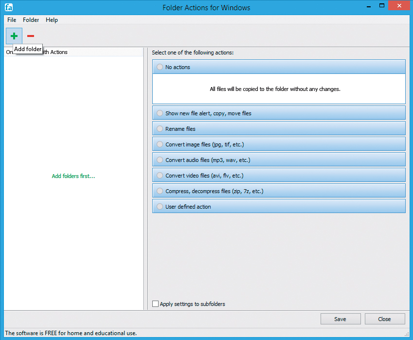 Folder radzi sobie sam