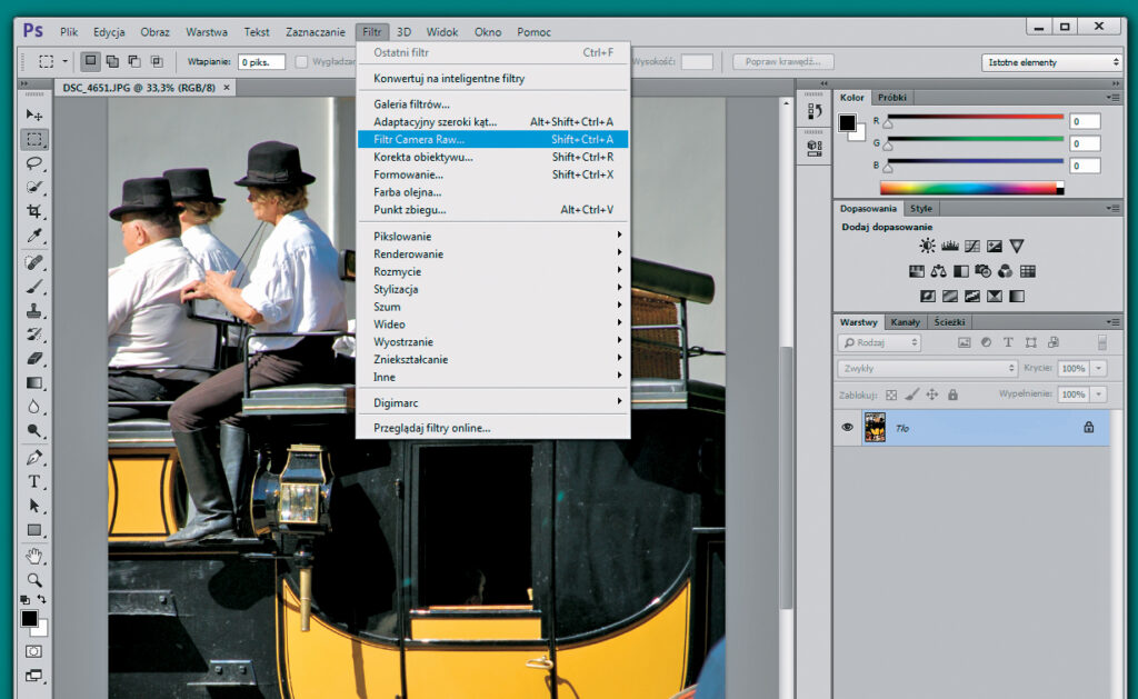 Test Photoshop CC – fotki `a la chmura