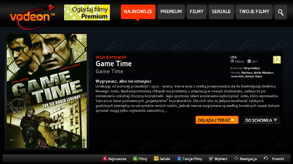 Niszowe horrory, anime oraz komedie  – aplikacja Vodeon