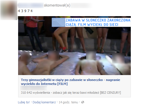 Groźny scam na Facebooku