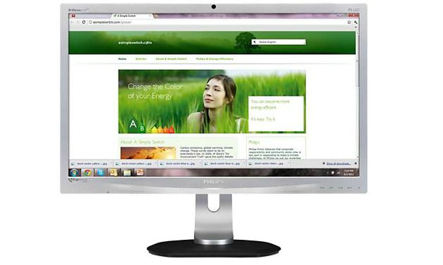 Philips – 24-calowy monitor z czujnikiem ErgoSensor