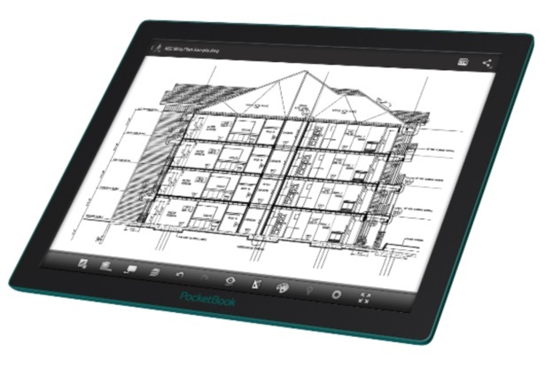 Fina – wyświetlacz EPD w PocketBook CAD Reader