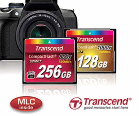 Transcend CF 800x – pojemne karty pamięci