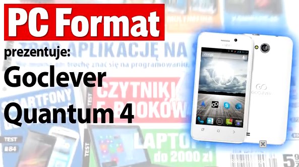 Test wideo Goclever Quantum 4 – smartfon za 300 zł