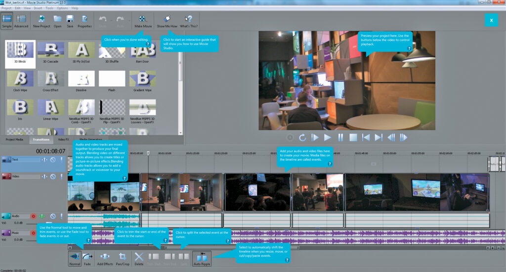 Test Sony Movie Studio Suite 13