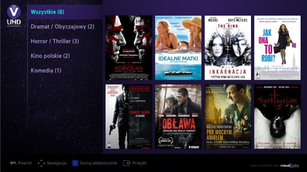 Samsung Smart TV UHD z usługą streamingu 4K