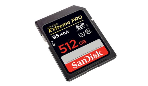 SanDisk Extreme PRO SDX – karta SD o 512 GB