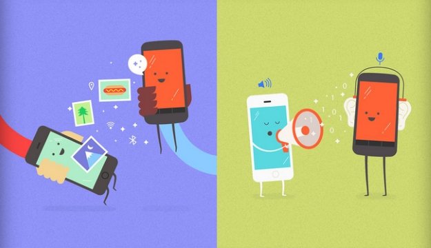 Copresence – przesyłanie danych pomiędzy systemami Android i iOS