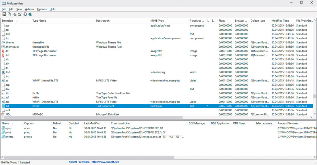 FileTypesMan – na problem z rozszerzeniem plików