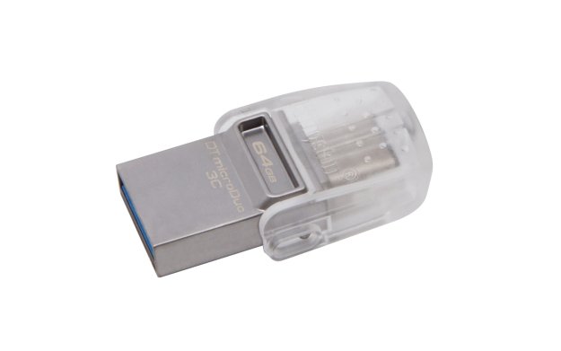 Dwustronny pendrive DataTraveler microDuo 3C