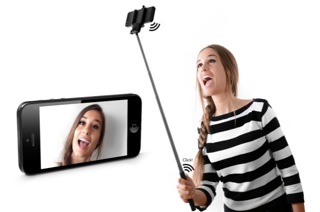 Selfie na pierwszym planie