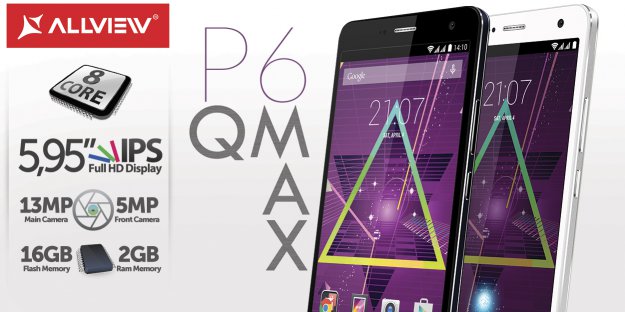 P6Qmax – smartfon Allview z 5,95-calowym ekranem