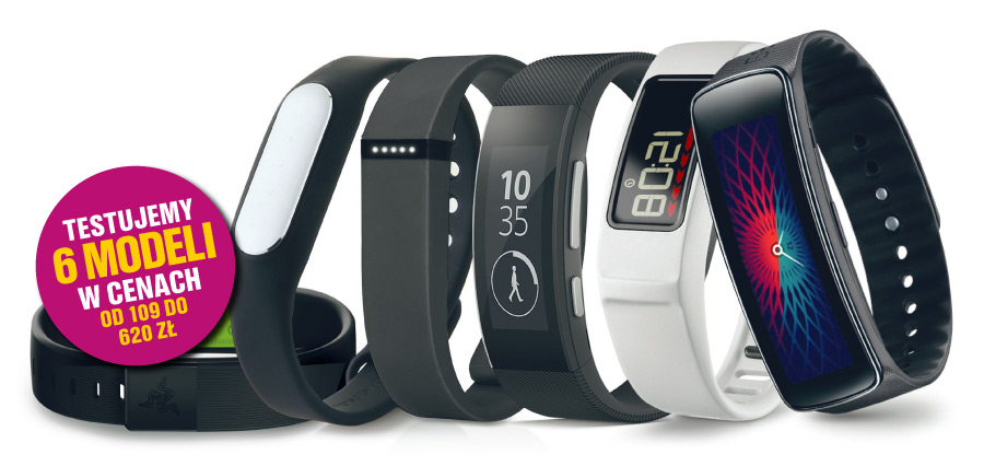 Test opasek typu smartband