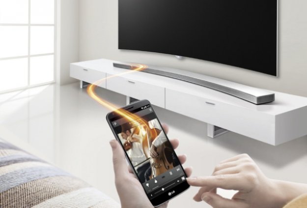 Zakrzywiony soundbar od LG