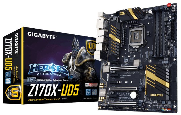 GIGABYTE Z170X-UD5 TH – płyta główna z certyfikatem Intel Thunderbolt 3